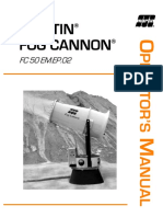 Manual Fog Cannon