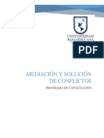 CAPACITACIÓN - Mediación y Solución de Conflictos - I PARTE