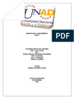 Entrega de Actividad Gestion Del Conocimiento Fase 1 PDF