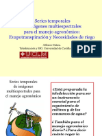 Series Temporales de Imagenes para Manejo Agronomico - Alfonso Calera