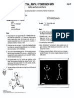 Basketball Math Stickperson Math - Games 1