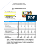 Caso de Flujo de Caja - Tarea - Domiciliaria