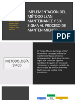 Implementación Del Método Lean Manteinance y Six Sigma