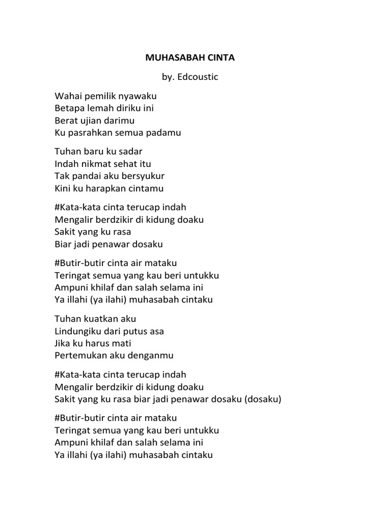 Muhasabah Cinta Pdf