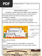 Gênero Textual Convite