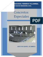 Concretos Especiales