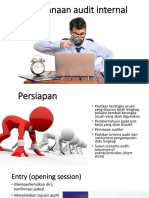 Pelaksanaan Audit Internal