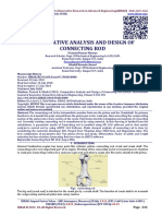 COMPARATIVE ANALYSIS AND DESIGN OF CONNECTING ROD