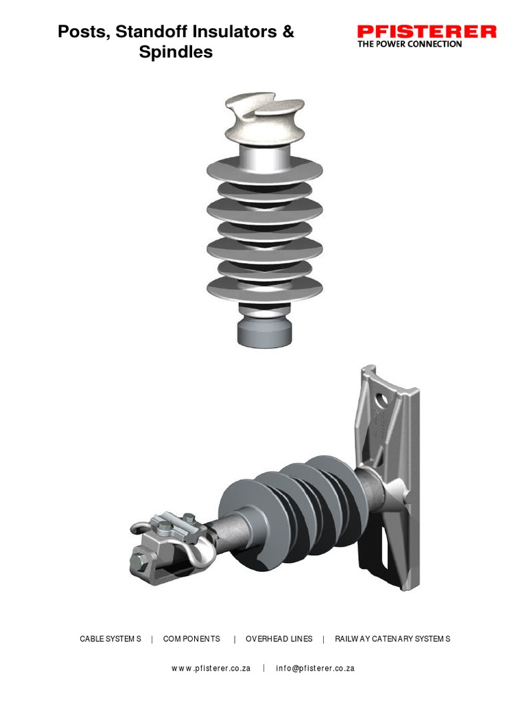 Posts, Standoff Insulators & Spindles Components Guide | PDF ...