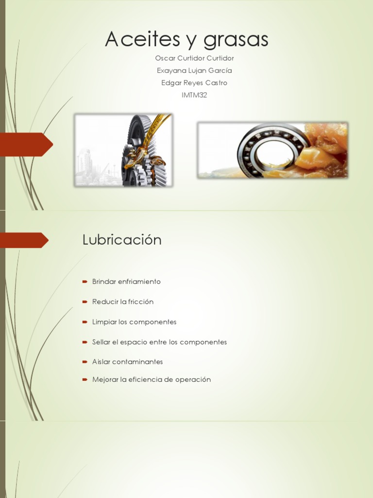 Guía de Lubricación y Desgaste | PDF | Lubricante | Viscosidad