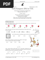 Math Kangaroo Practice Problems (Grades 1-8) | PDF | Geometry ...