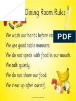 Dining Rules