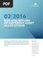 Discussion Note 2-16 Risk and Return of Different Asset Allocations
