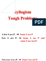 Syllogism Tough Problems