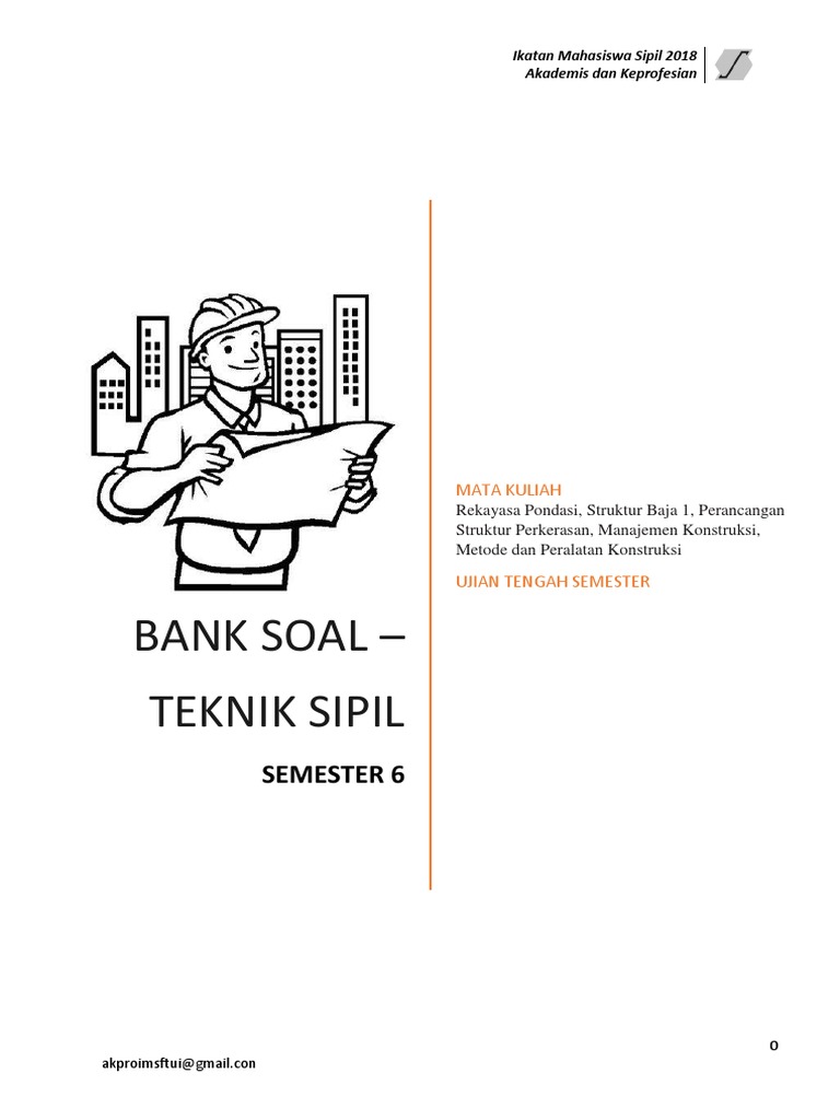 Bank Soal Teknik Sipil Semester 6