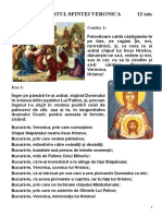 Acatistul Sfintei Veronica 12 Iulie (Cu Marama)