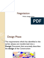 Negotiation: Within Design Phase