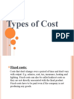 Types of Cost