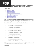 Step-by-Step Solar Panel Installation Guide | PDF | Solar Power ...