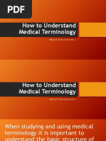 How To Understand Medical Terminology