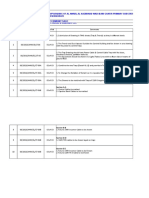 Cable Tray & Trench Compilance Sheet