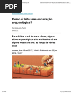 (Web) Mundo Estranho. Como é Feita Uma Escavação Arqueológica