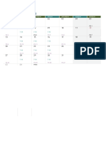Academic Calendar (Any Year)