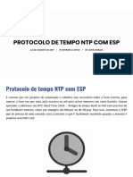 Protocolo de Tempo NTP Com ESP