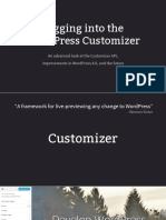 Digging Into The WordPress by Customizer