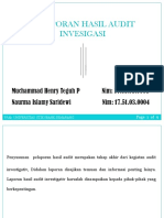 Laporan Hasil Audit Investigasi