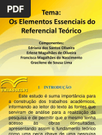 SLID- Os Elementos Do Referencial Teórico