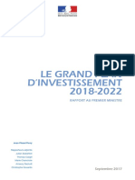 Rapport de m. Jean Pisani-ferry - Le Grand Plan d Investissement 2018-2022