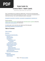 Study Guide For Science Bowl
