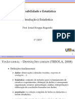 Aula 1 Probabilidade e Estatística 