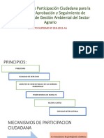 Reglamento de Participación Ciudadana para La Evaluación