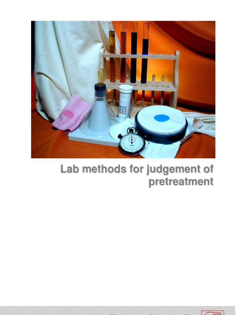 Lab Test Book CHT PDF Bleach Ammonia
