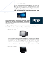 MAKALAH Perangkat Output Video