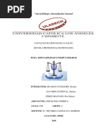 IMPUTABILIDAD E INIMPUTABILIDAD 