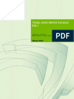 Tegra Linux Driver Package Release Notes R28.1