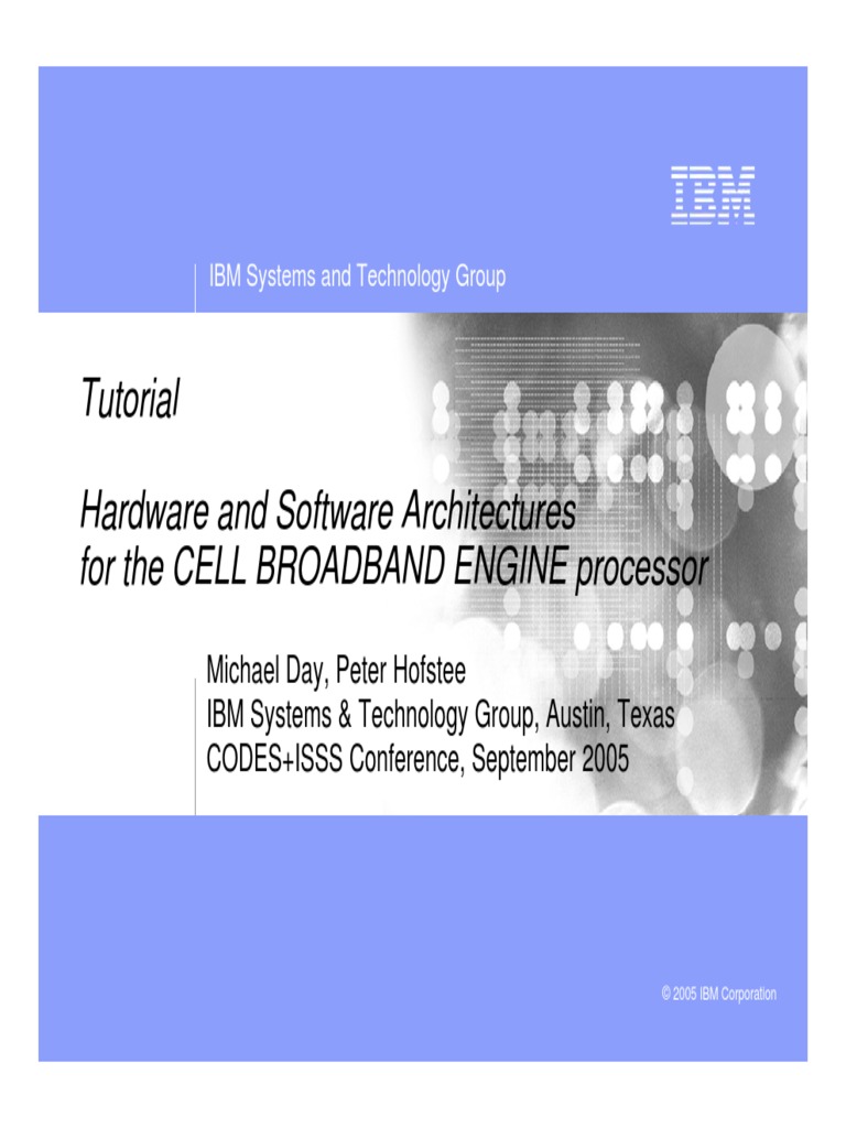 Cell Tutorial PDF | PDF | Central Processing Unit | Digital Electronics