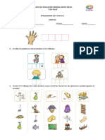 Evaluacion de Lengua