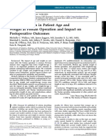 Center Variation in Patient Age and Weight at Fontan Operation and Impact On Postoperative Outcomes