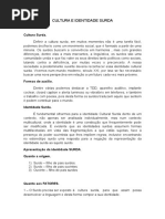 Cultura e Identidade Surda