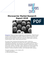 Microcarrier Market Research Report 2018