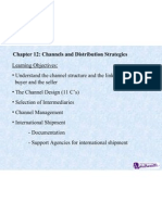 Chapter 12: Channels and Distribution Strategies