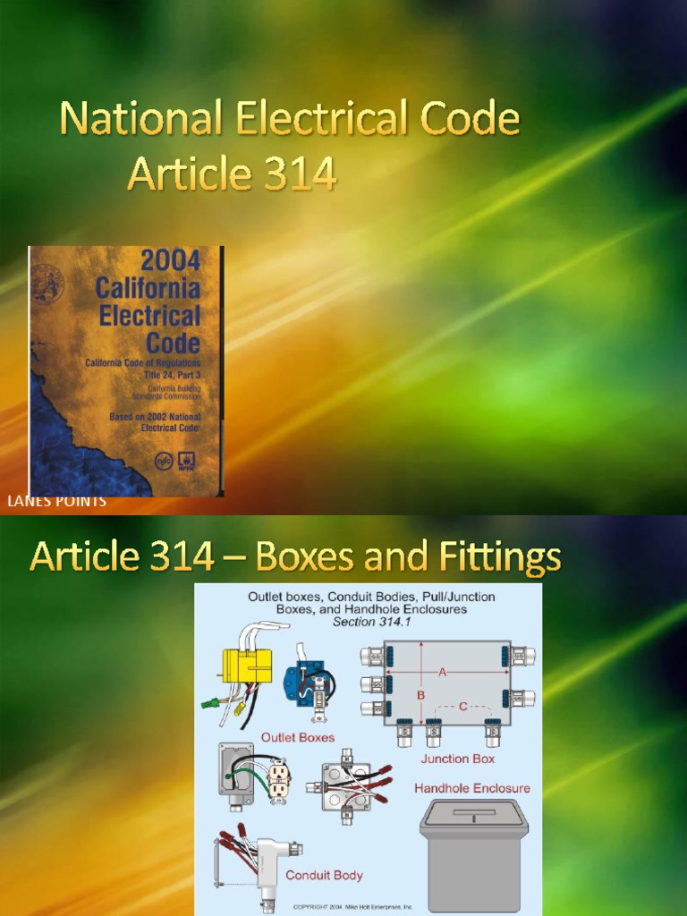 3 National Electrical Code Definitions ARTICLE 314 | Download Free PDF