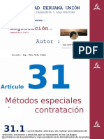 COMENTARIO Articulo 31 Ley de Contrataciones Del Estado