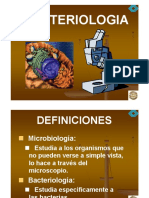 Bacteriologia Generalidades