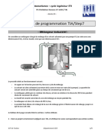 Exercices de Programmation TIA Step7