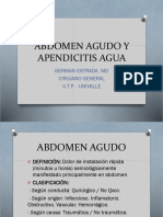 Abdomen Agudo y Apendicitis Aguda PDF